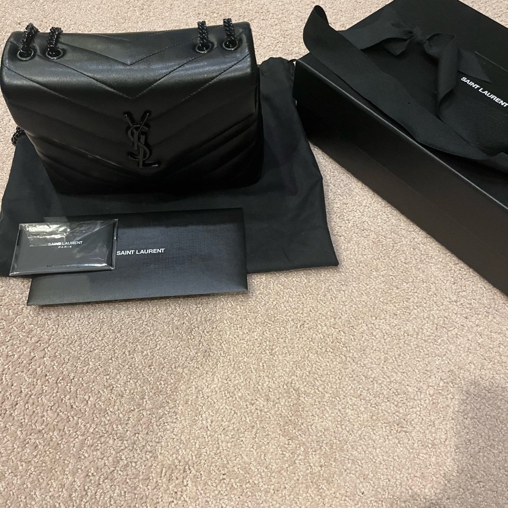 YSL Loulou Small Shoulder Bag in Quilted Leather